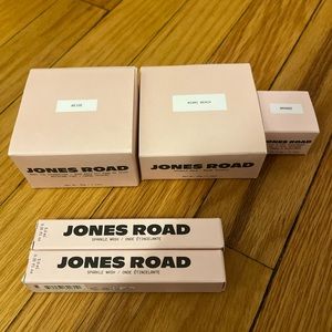 Lot of 5 x NIB Jones Road Makeup (What the Foundation, Miracle Balm, etc.)